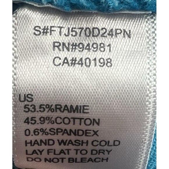 Forever 21 Women Jeans Straight Cut Y2K Statement Denim Retro Bright Blue Sz 27 - Picture 12 of 13